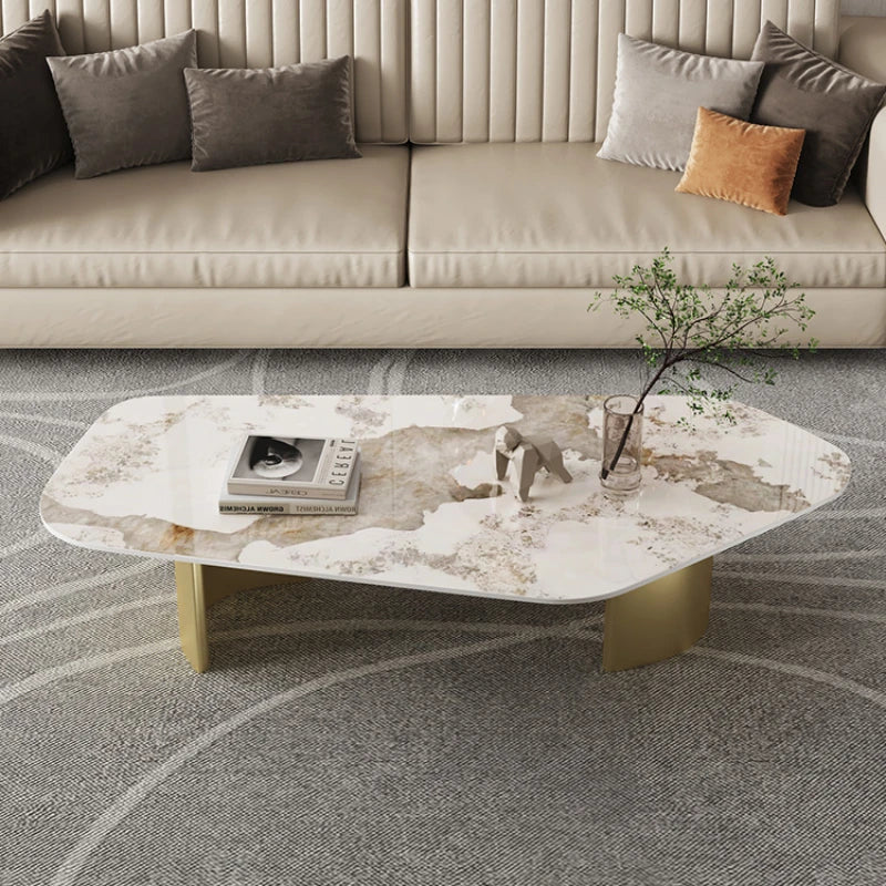 Hardcover Luxury Coffee Tables Modern Design Black Gold Coffee Table Italian Floor Mesa Auxiliar Living Room Furniture-GCC Home Center