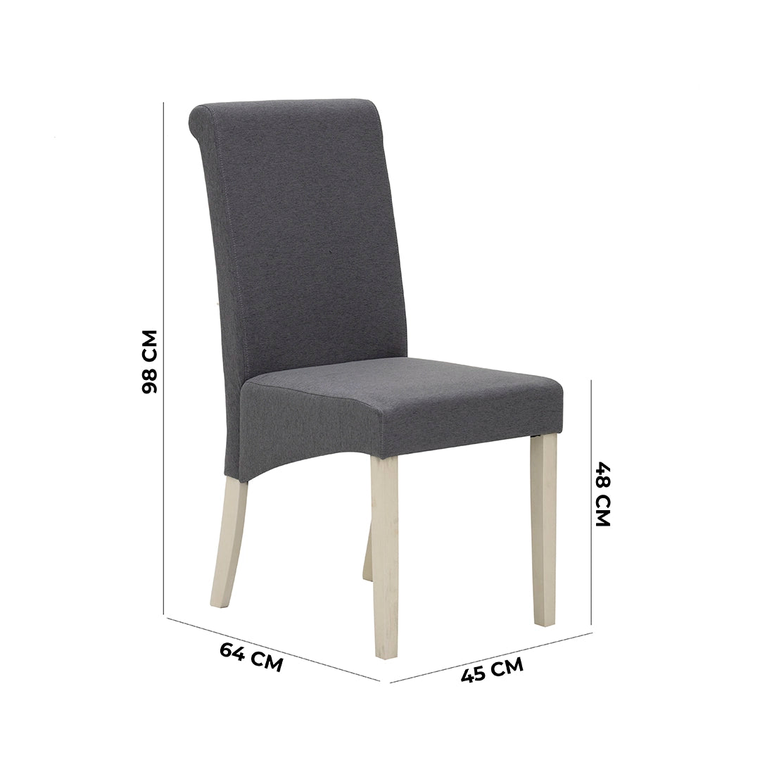 Valencia 6-Seater Dining Set – Grey