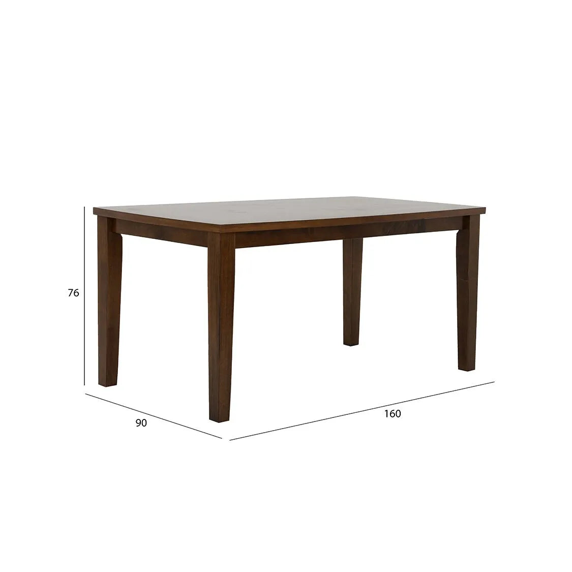 6-Seater Dining Set – Walnut