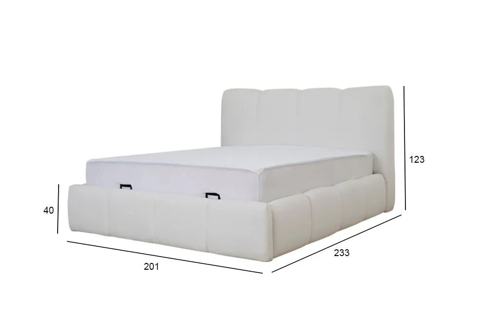 MDF Hydraulic Bed, Hydraulic Lift-Up Storage