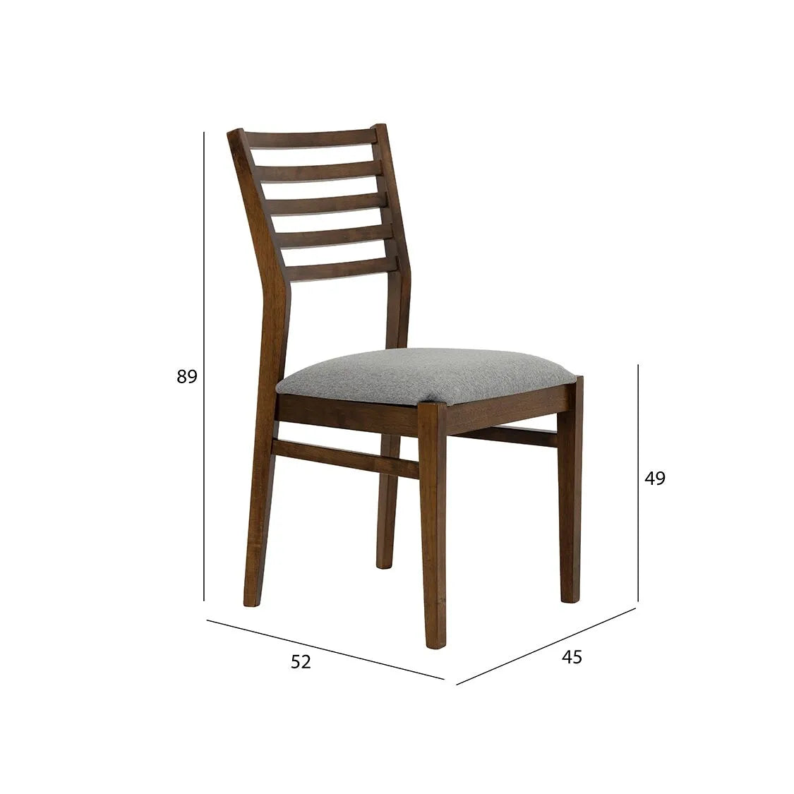 6-Seater Dining Set – Walnut