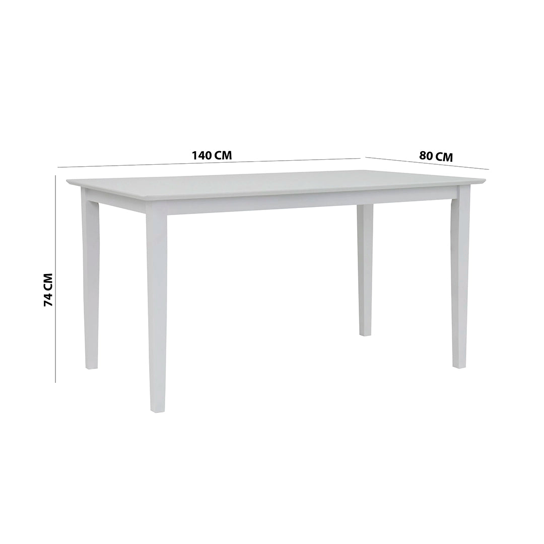 Solid Wood 6-Seater Dining Set
