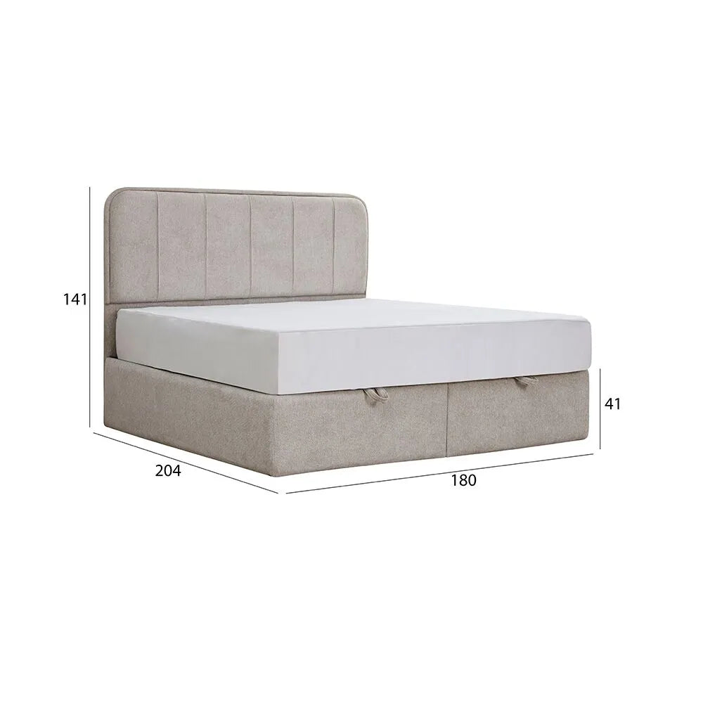 Hydraulic Lift-Up Storage Bed
