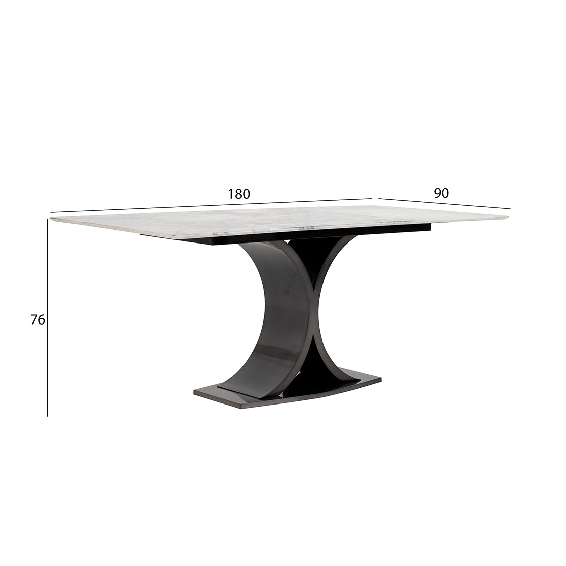 Luxury Faux Marble Dining Table