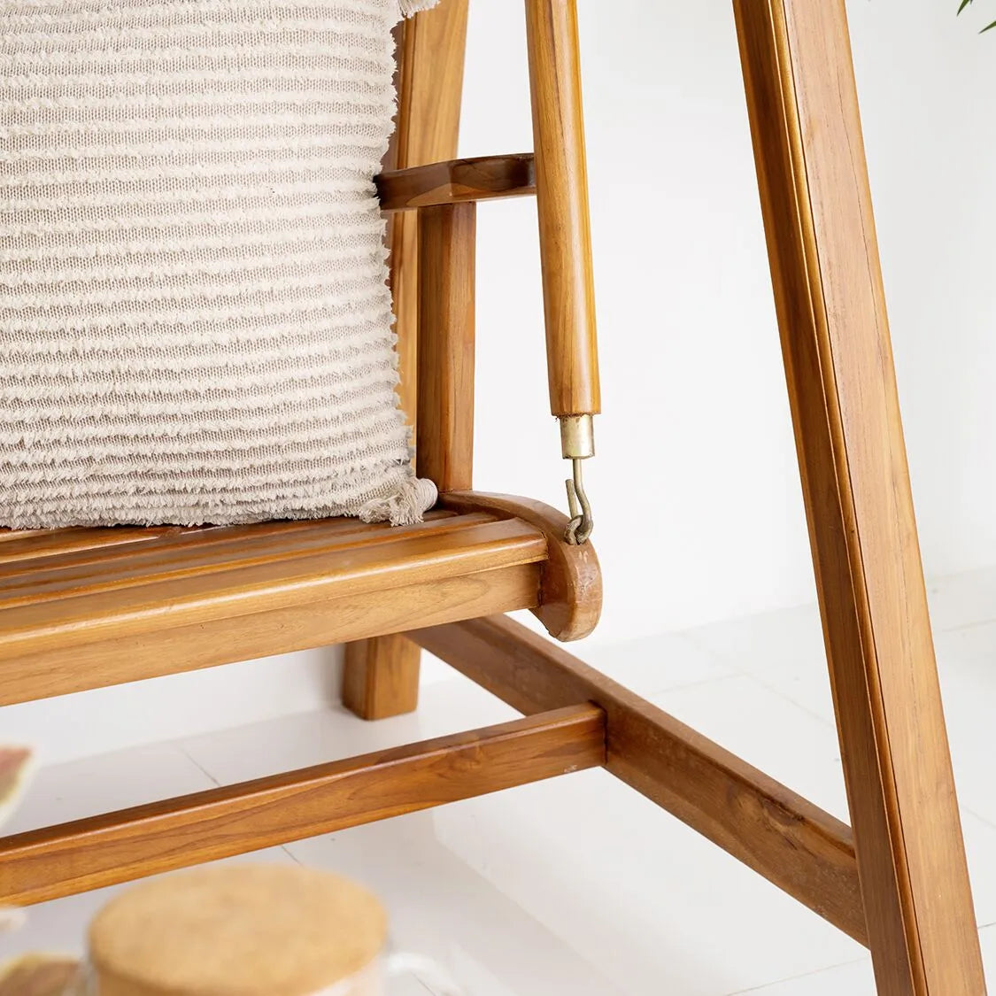Indonesian Teak Wood Relax Swing Bench