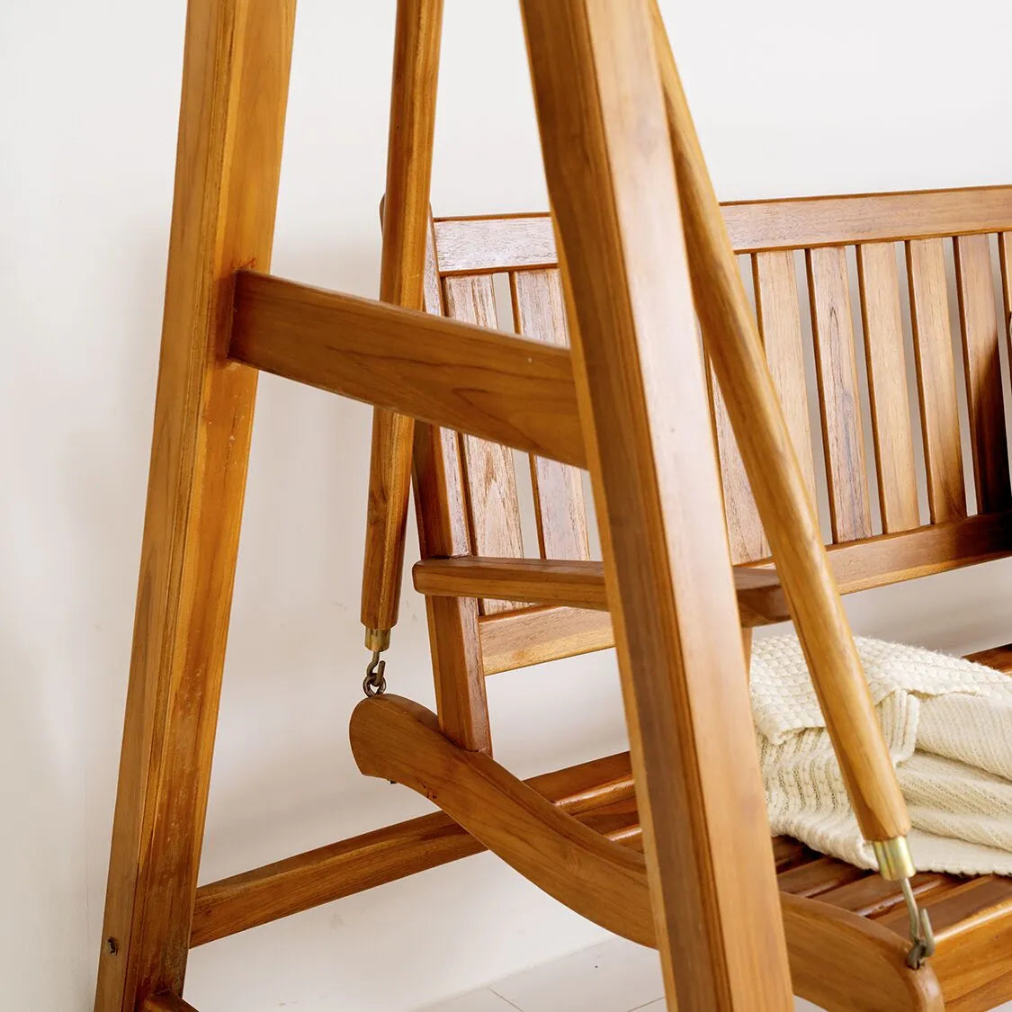 Indonesian Teak Wood Relax Swing Bench