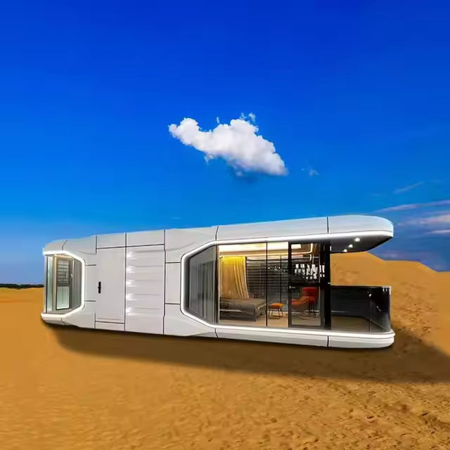 Pre Order Luxury Future Capsule, Container House For Multi-Purpose Use, Modern Prefabricated Living Unit Offering Durable Construction