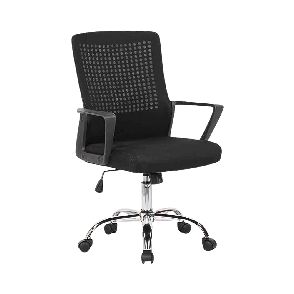 Ergonomic High-Back Office & Gaming Chair with Headrest - Adjustable, Comfortable Seating, Black Metal Frame-GCC Home Center