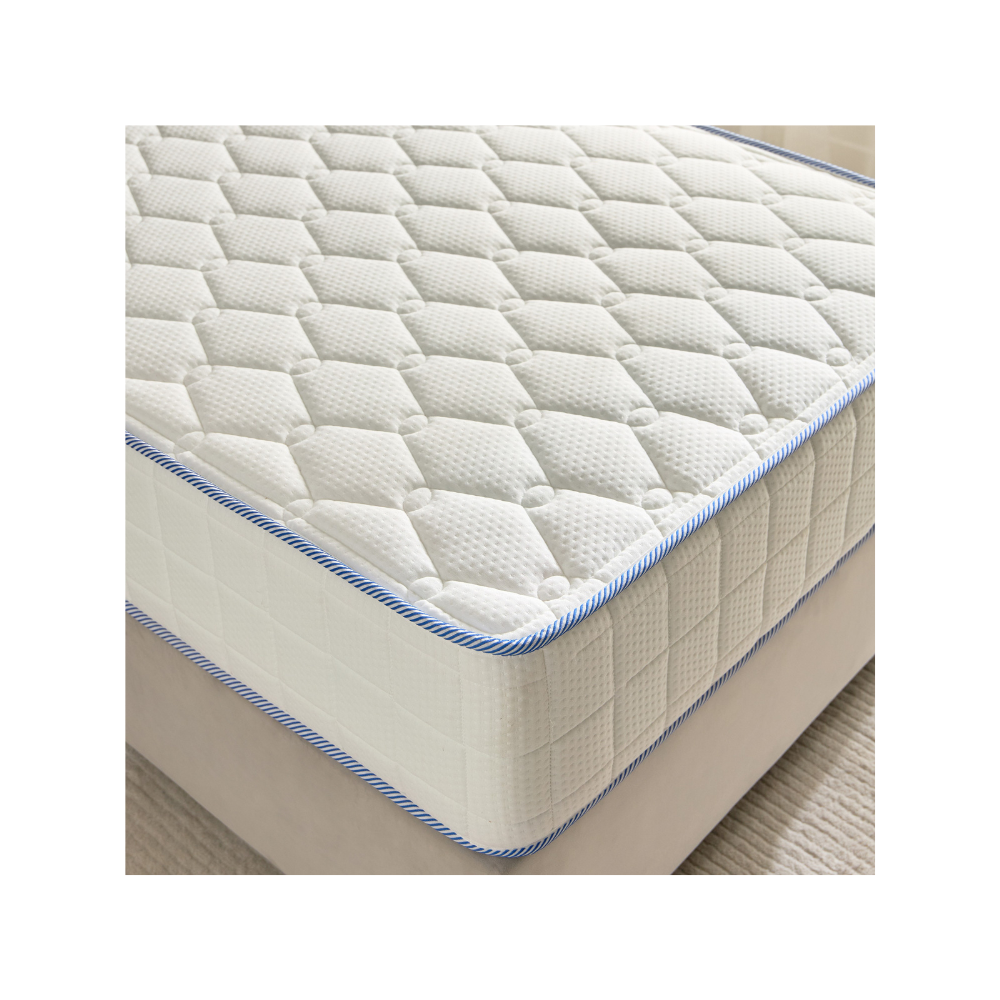 Medium-Firm Gel-Infused Memory Foam Mattress with Pocket Springs – Twin Size (120x200 cm), 10-Year Warranty-GCC Home Center