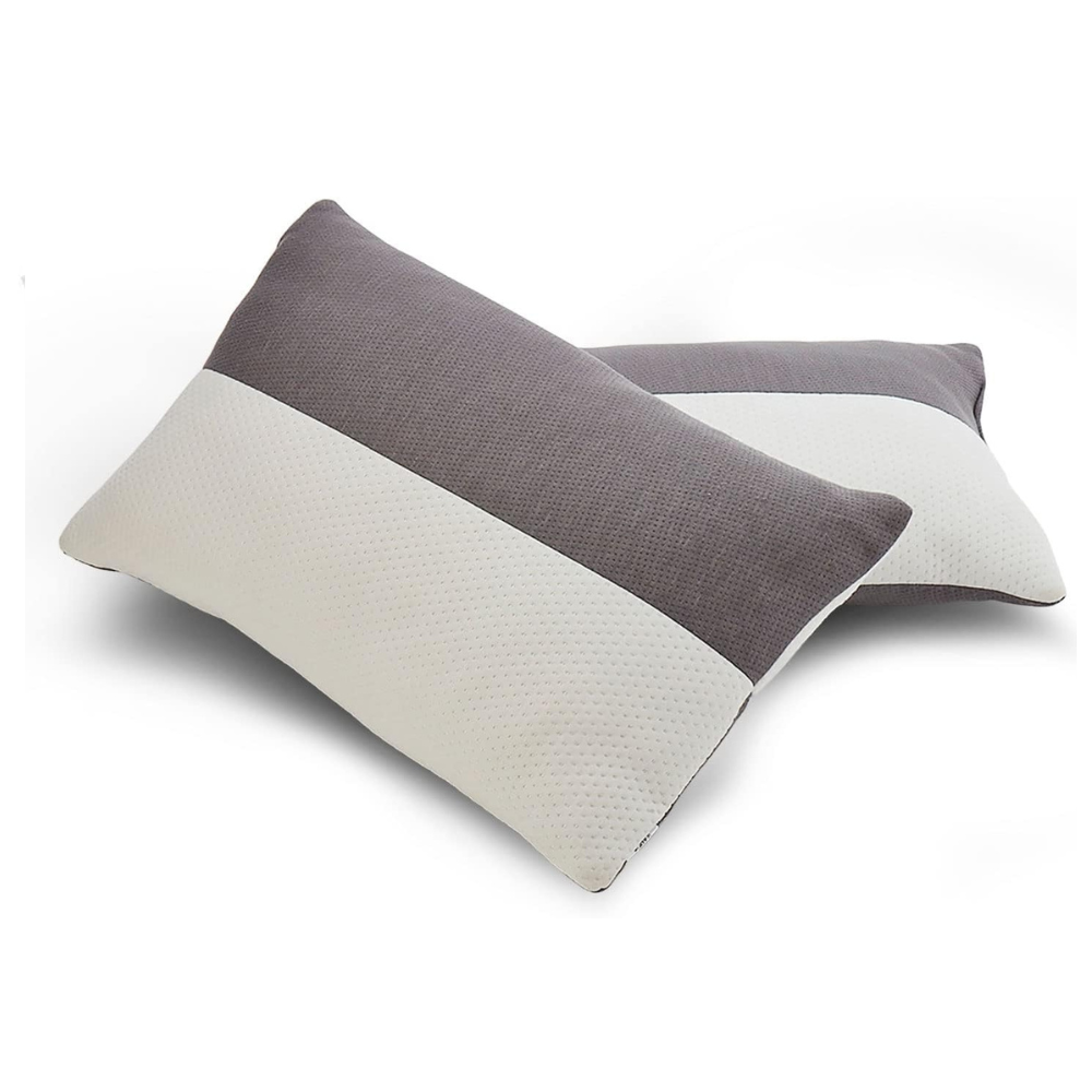 Premium Hotel-Quality Bed Pillows (Pack of 2) – Fluffy, Medium Firm, with 200 GSM Hollow Fiber Fill for Superior Comfort & Support-GCC Home Center
