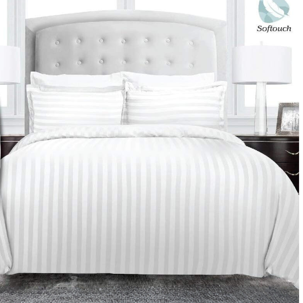Luxury 6-Piece Hotel Comforter Set, King Size – Soft, Breathable Cotton, Modern Design-GCC Home Center