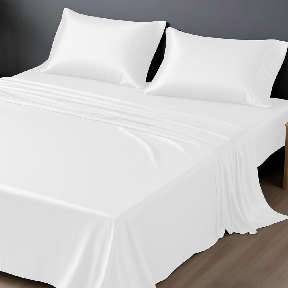 King Size 100% Organic Bamboo Flat Sheet - Ultra-Soft, Cooling, and Sustainable Bedding-GCC Home Center