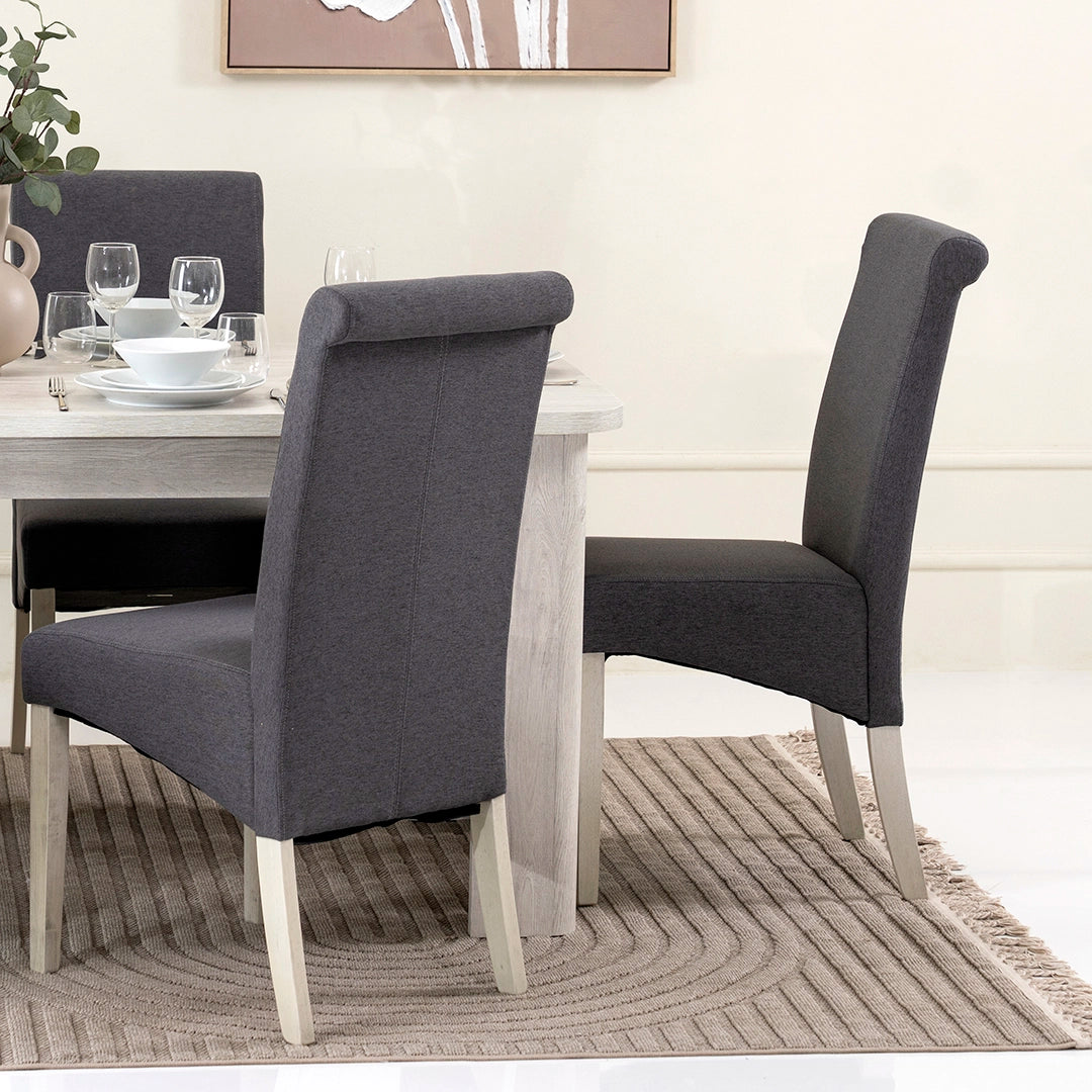 Valencia 6-Seater Dining Set – Grey