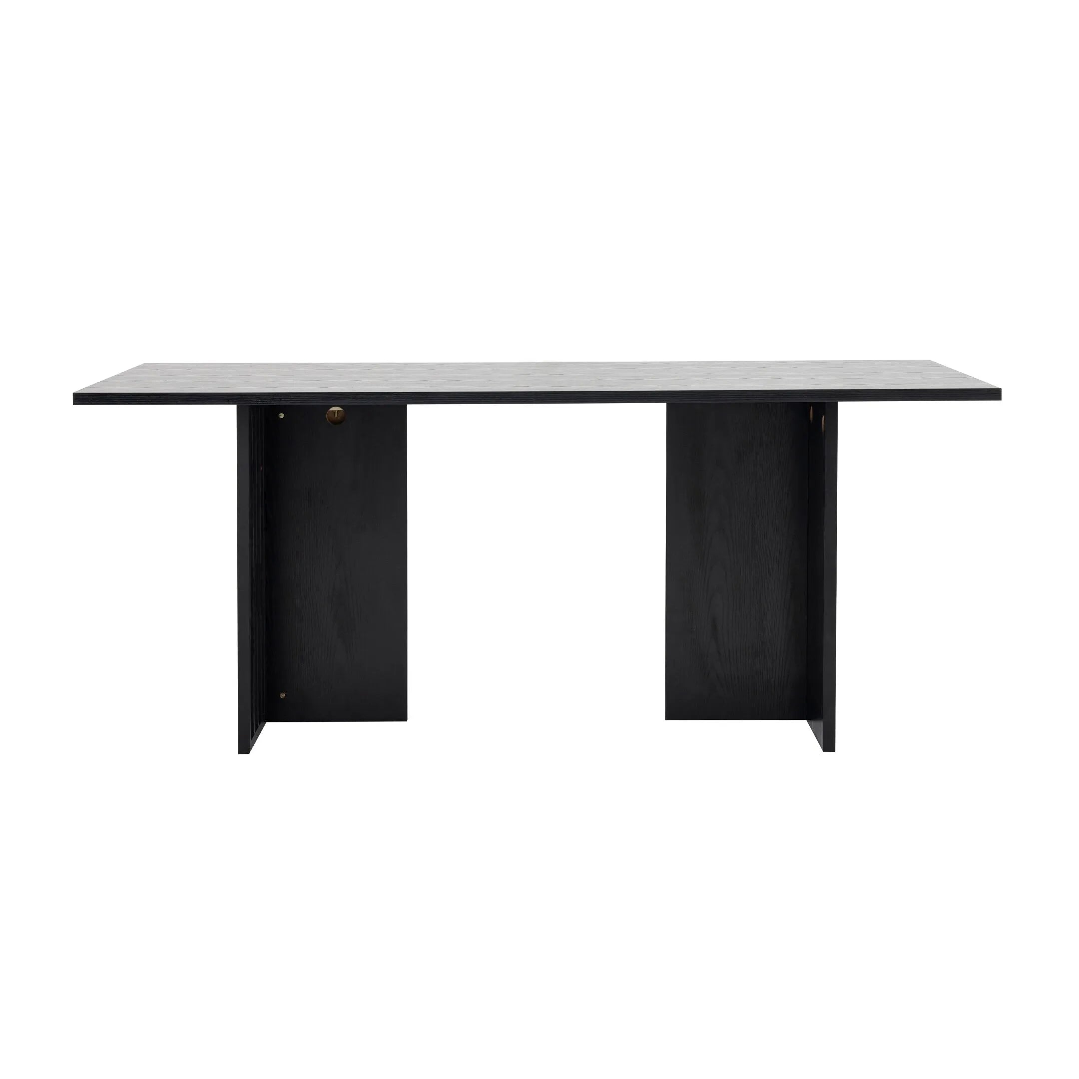 Elegant Modern Style 6-Seater Dining Set – Black & Grey