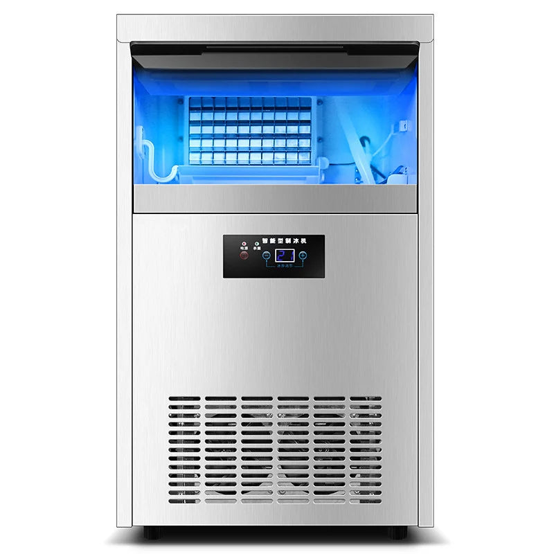 COOLBABY Industrial Ice Machine, Ice Maker, Capacity 80 kg