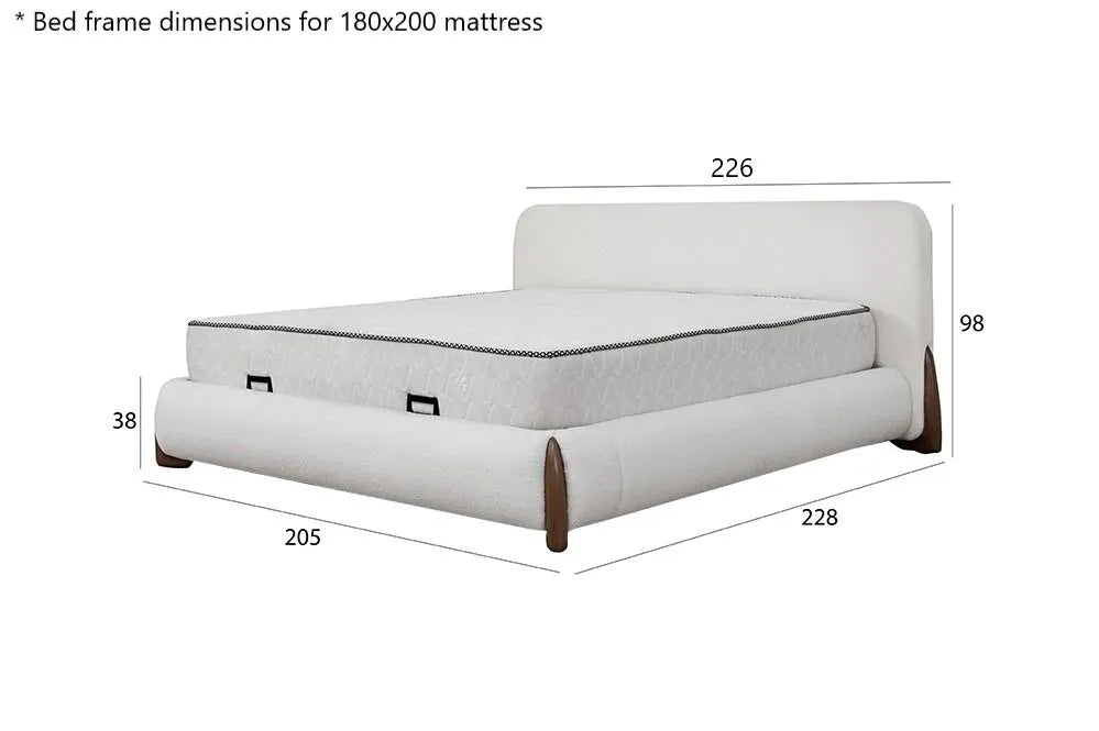 Modern Hydraulic Bed With Lift-Up Storage