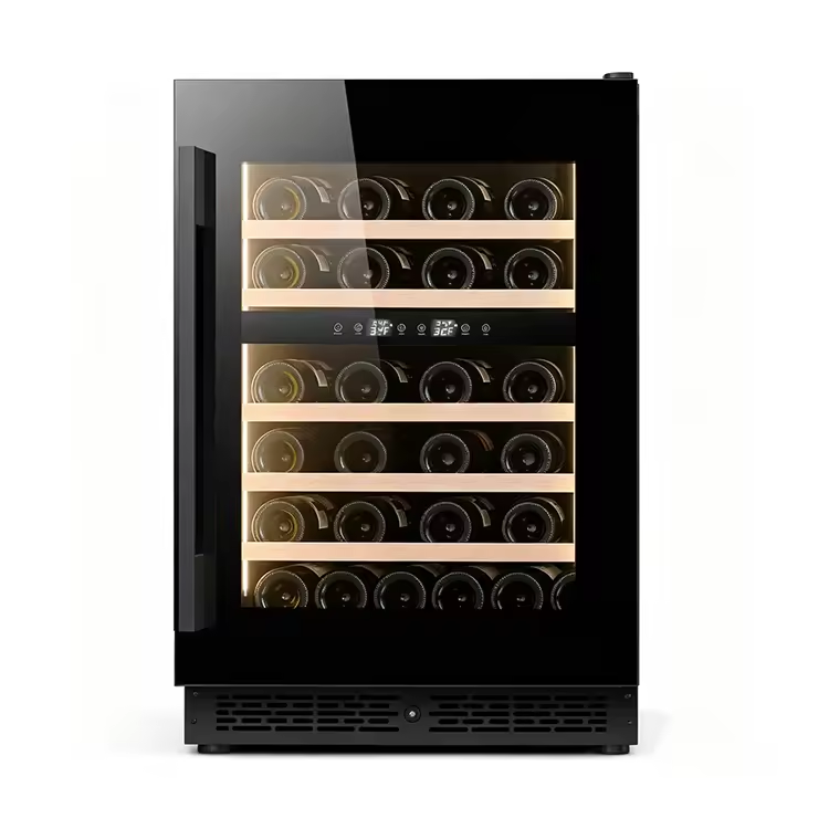 24 Inch Dual Zone Wine Fridge with 41 Bottle