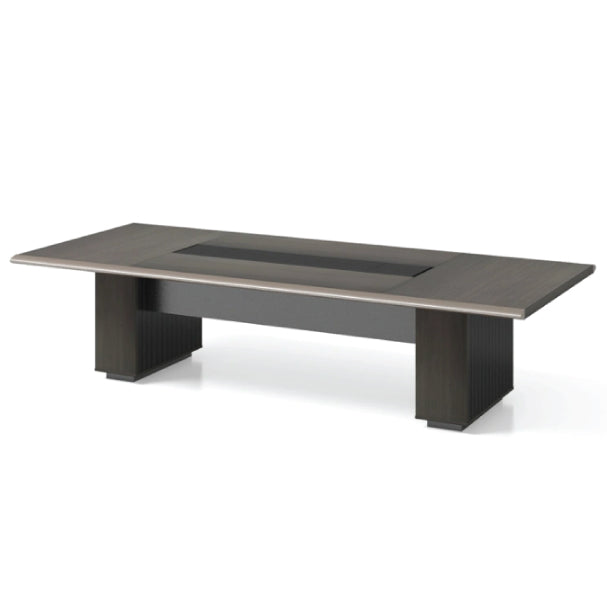 High-Quality Meeting Table with Japanese Technology And Premium Melamine Finish– Wood Color