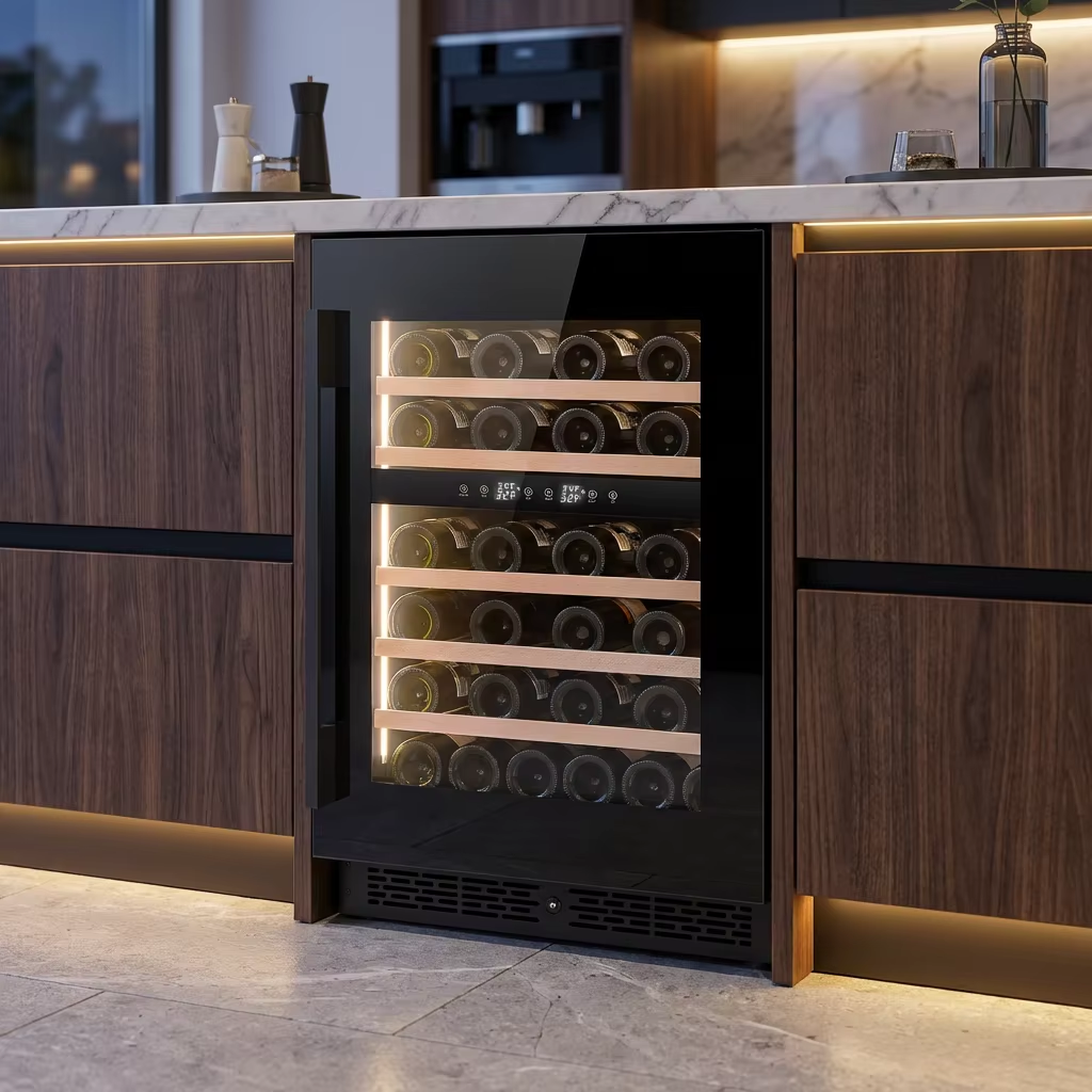 24 Inch Dual Zone Wine Fridge with 41 Bottle