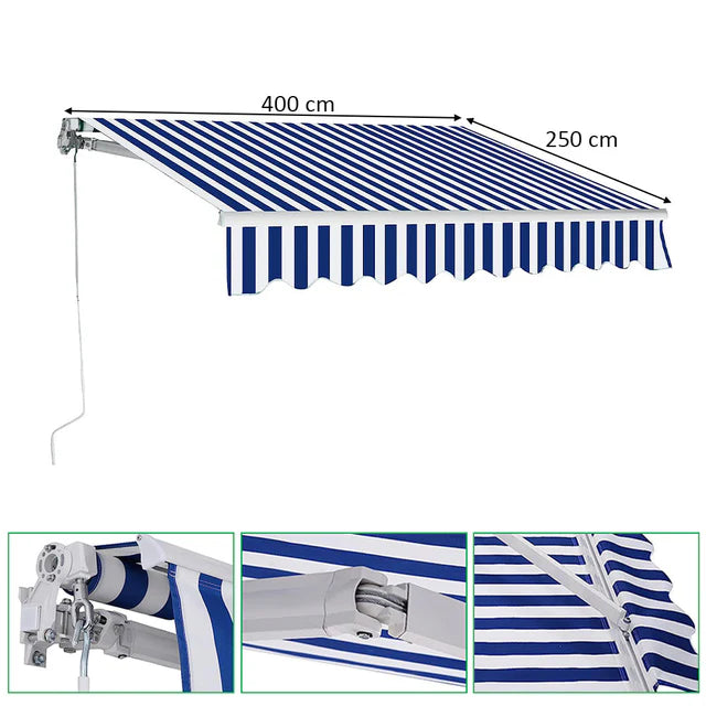 Waterproof Shade 400cm x 250cm-GCC Home Center