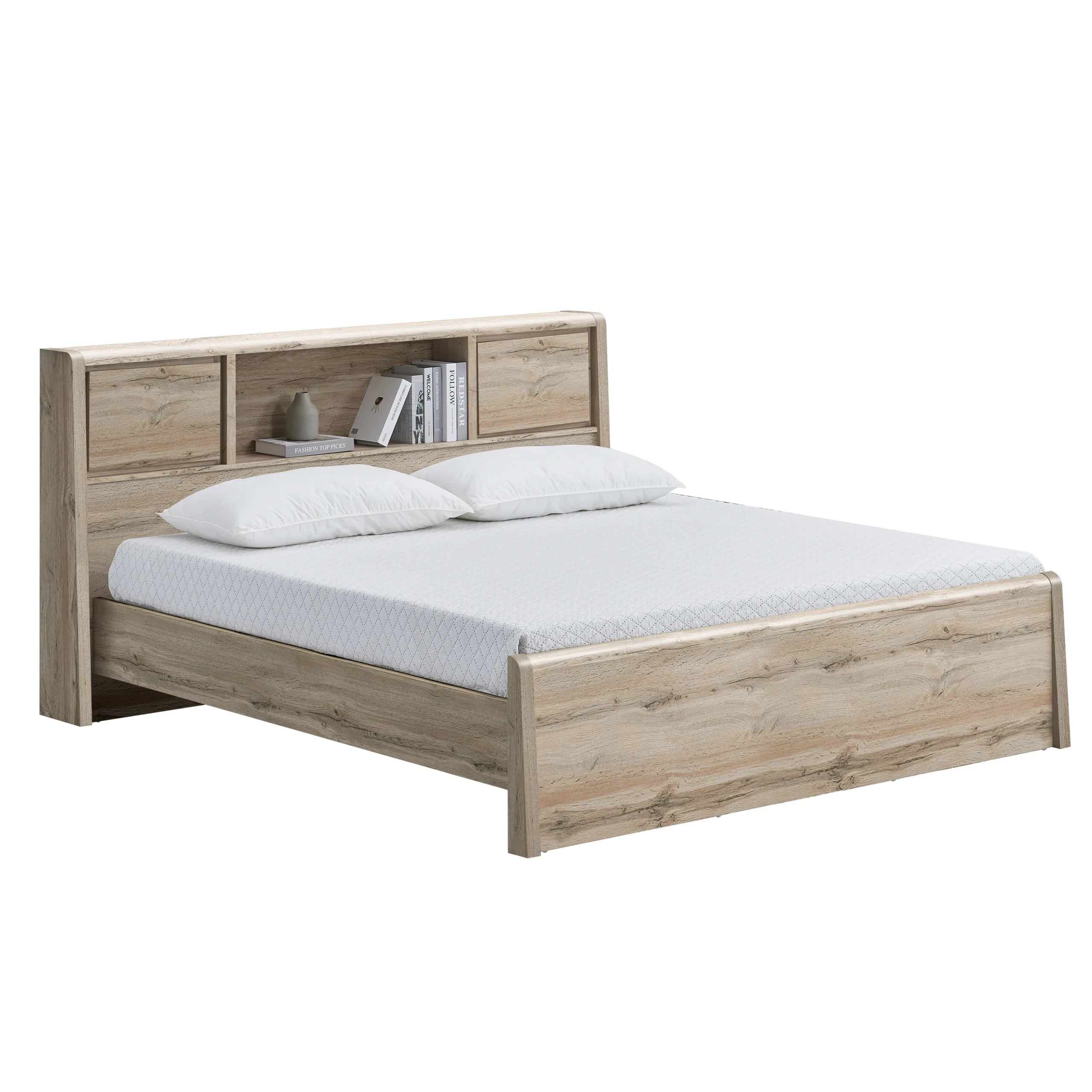 Balzo King Bed – Canada Oak