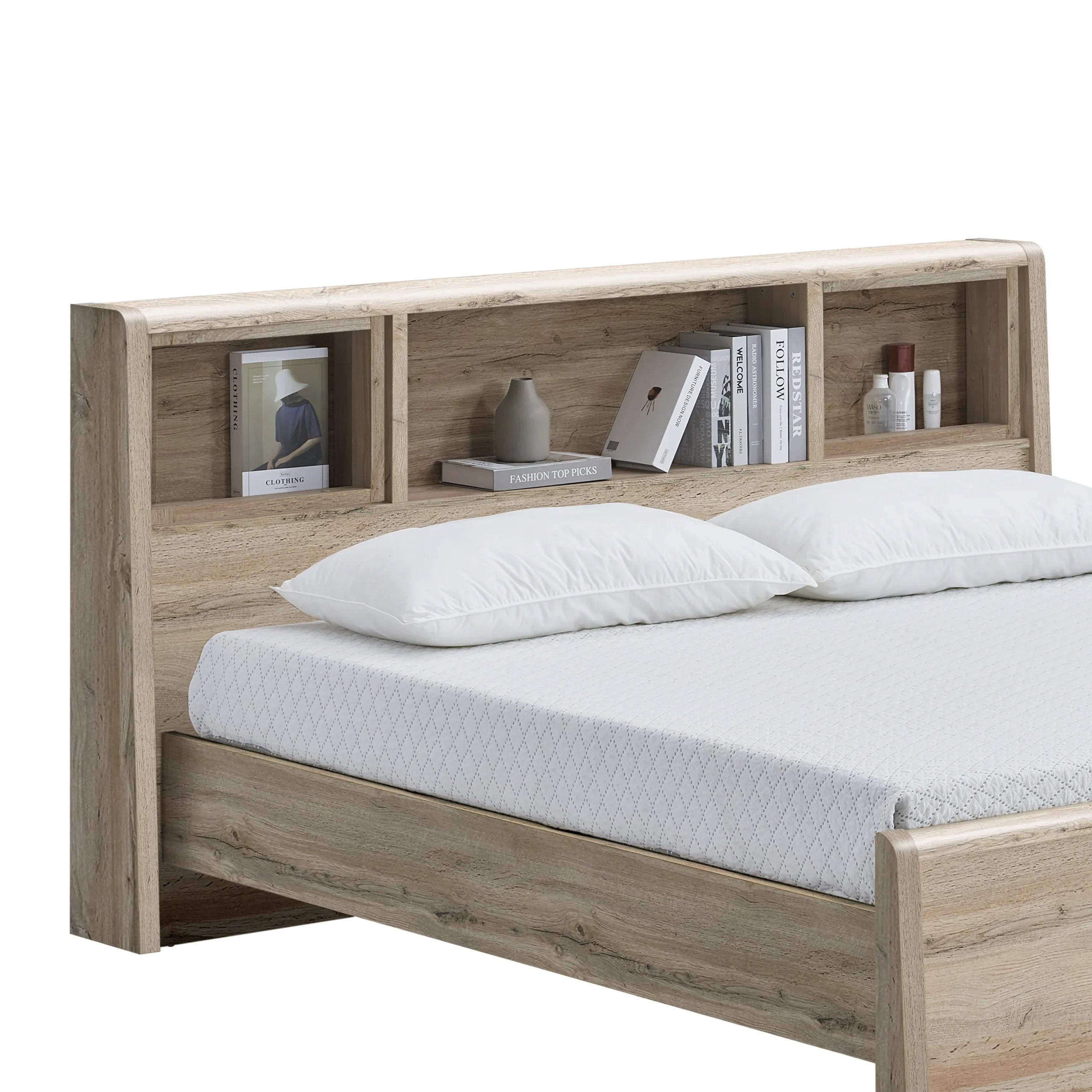 Balzo King Bed – Canada Oak
