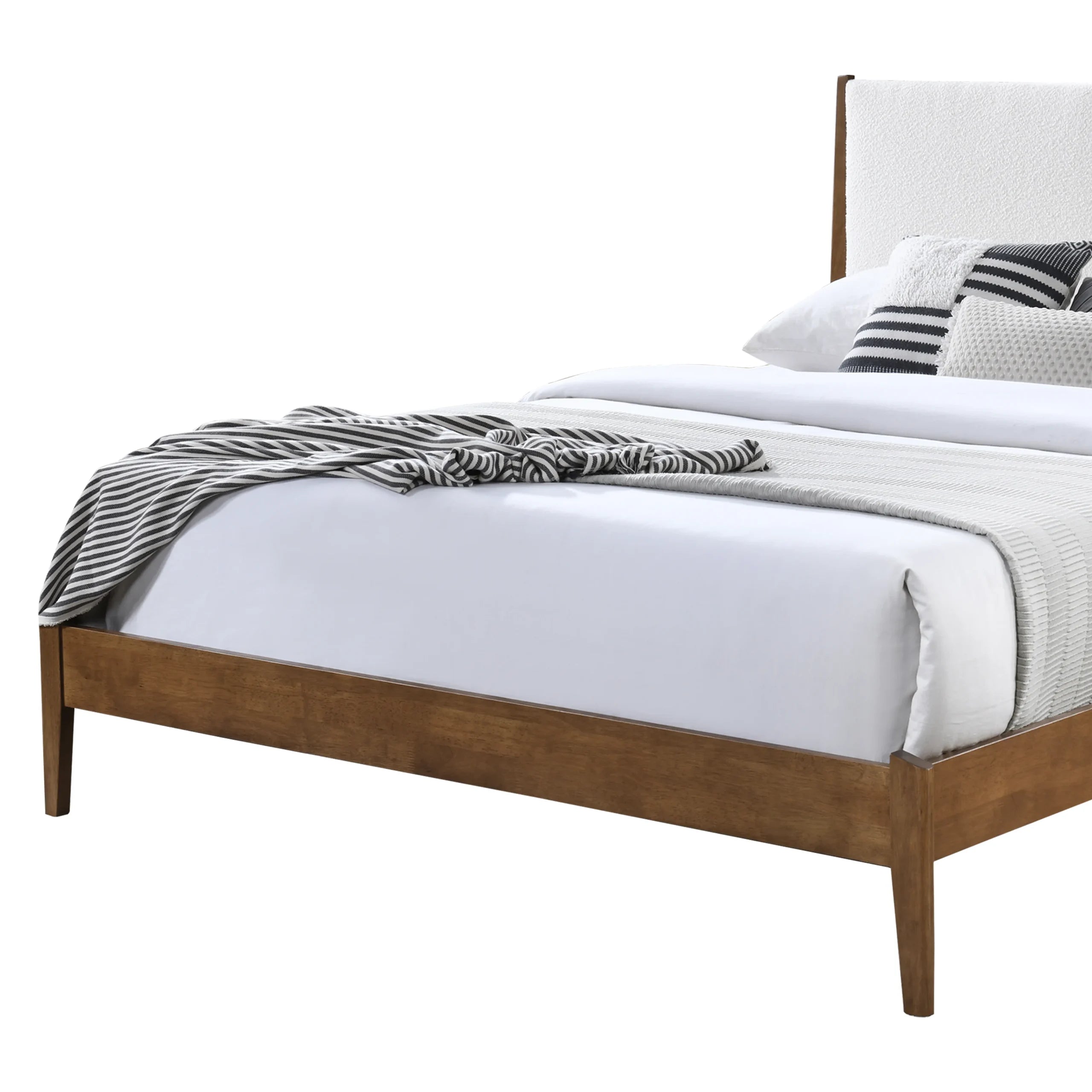 Beune King Bed – Ivory