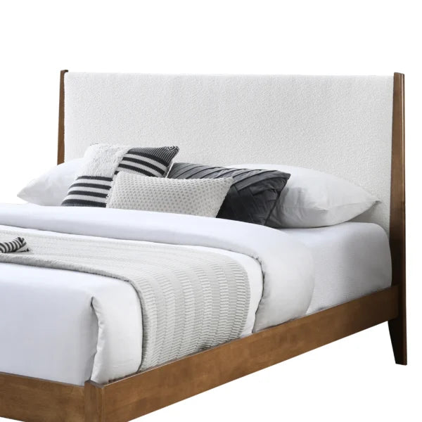 Beune King Bed – Ivory