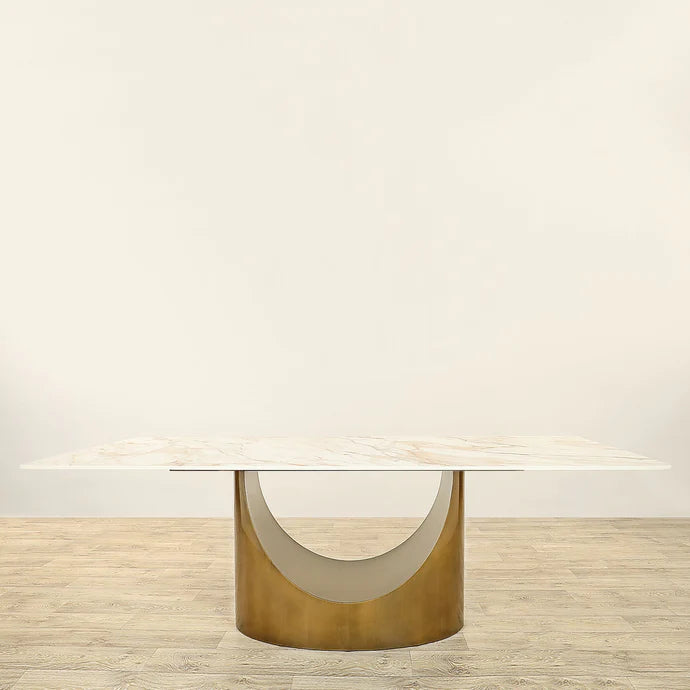 Luxury Calcutta Gold Dining Table