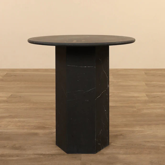 Florence Marble Side Table with Natural Elegance