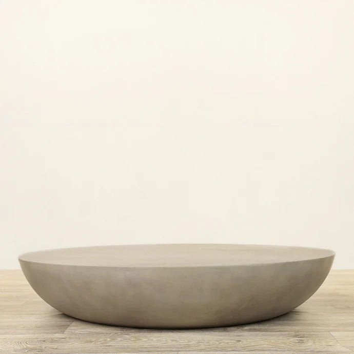 Concrete Coffee Table in Dark Grey & Ivory