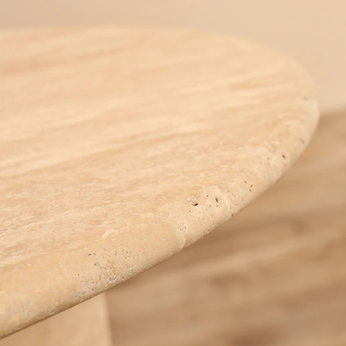 Florence Marble Side Table with Natural Elegance