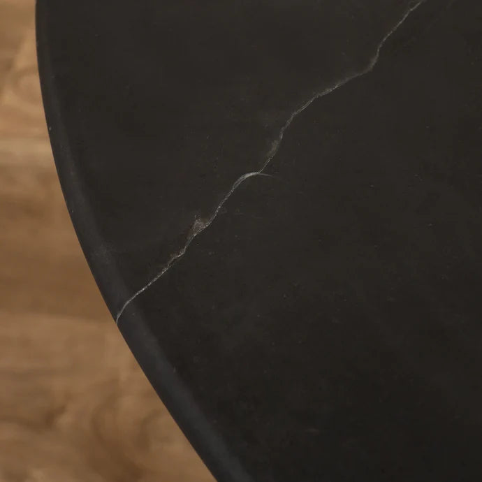 Florence Marble Side Table with Natural Elegance