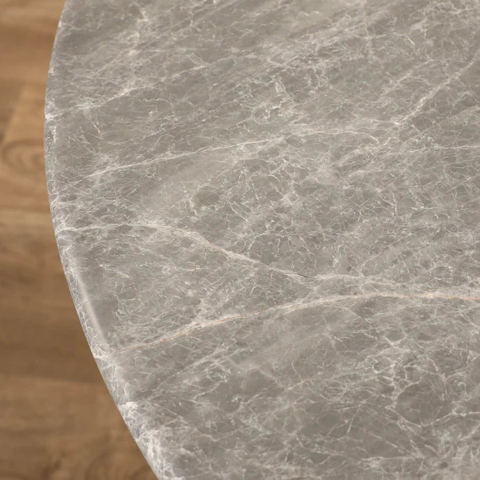 Florence Marble Side Table with Natural Elegance