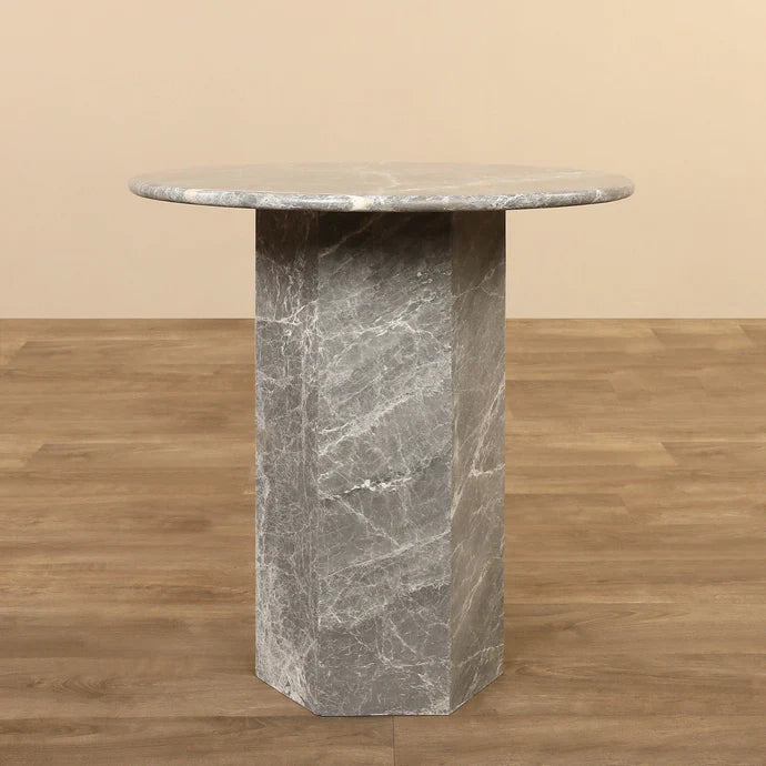 Florence Marble Side Table with Natural Elegance