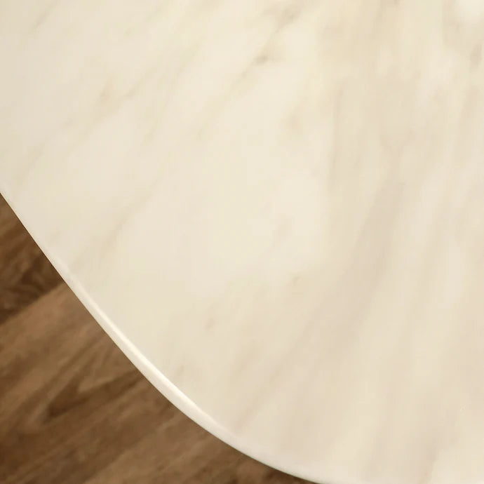 Elegant Faux Marble Dining Table