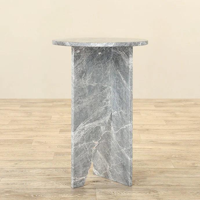 Natural Elegance Marble Side Table – Sleek Design