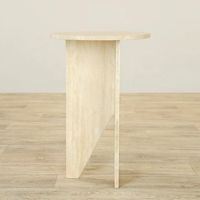 Natural Elegance Marble Side Table – Sleek Design