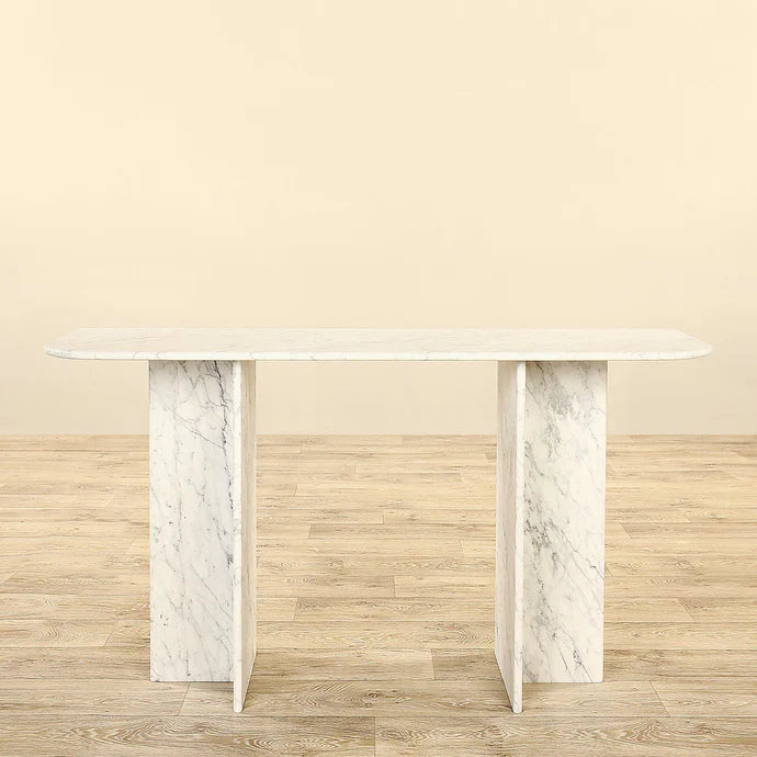 Elegant Marble Console Table