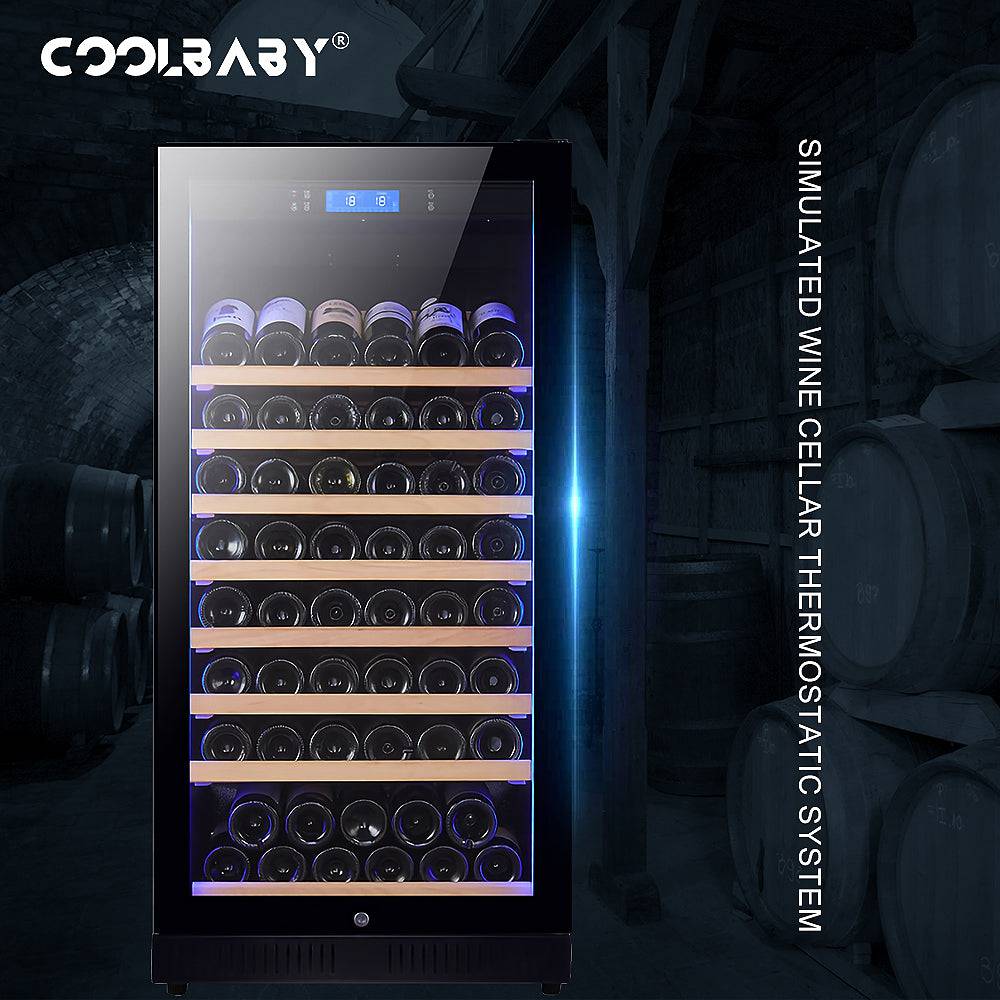 Customizable Eight-Layer Wine Cabinet with Intelligent Refrigeration and Delicate Design