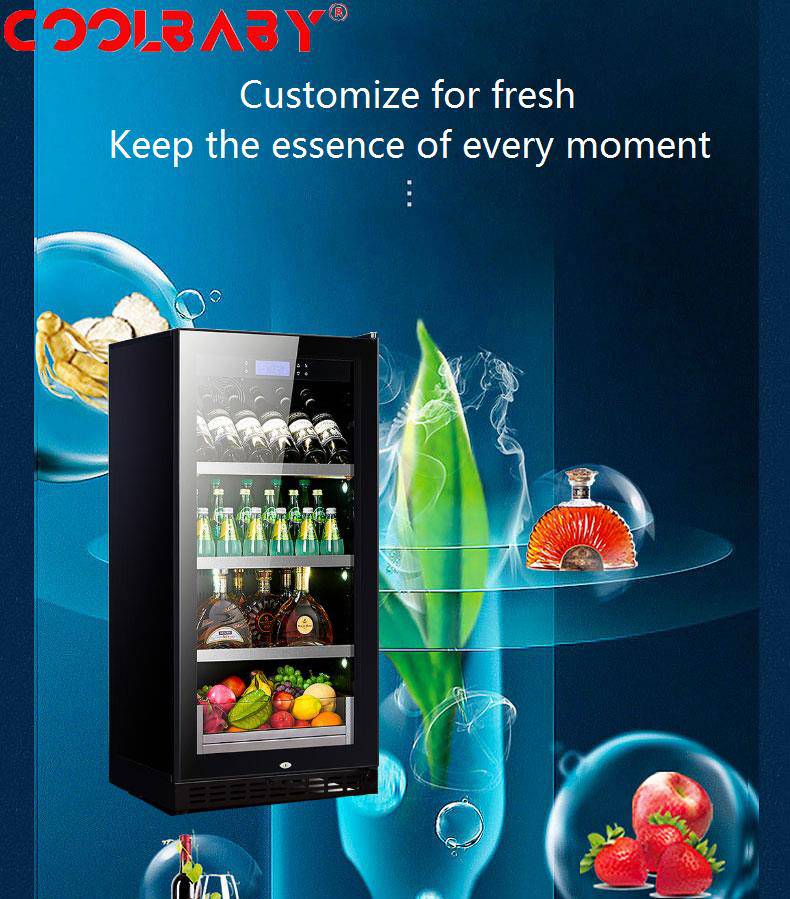 Customizable Eight-Layer Wine Cabinet with Intelligent Refrigeration and Delicate Design