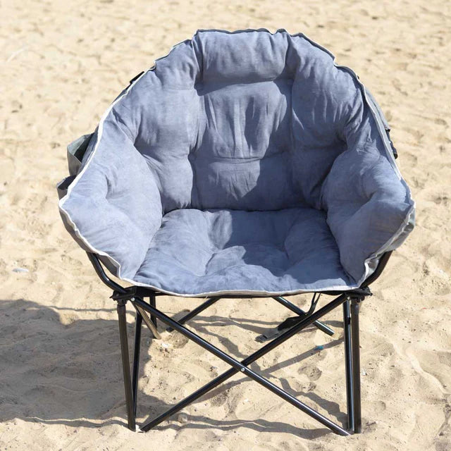Padded Folding Club Camping Chair