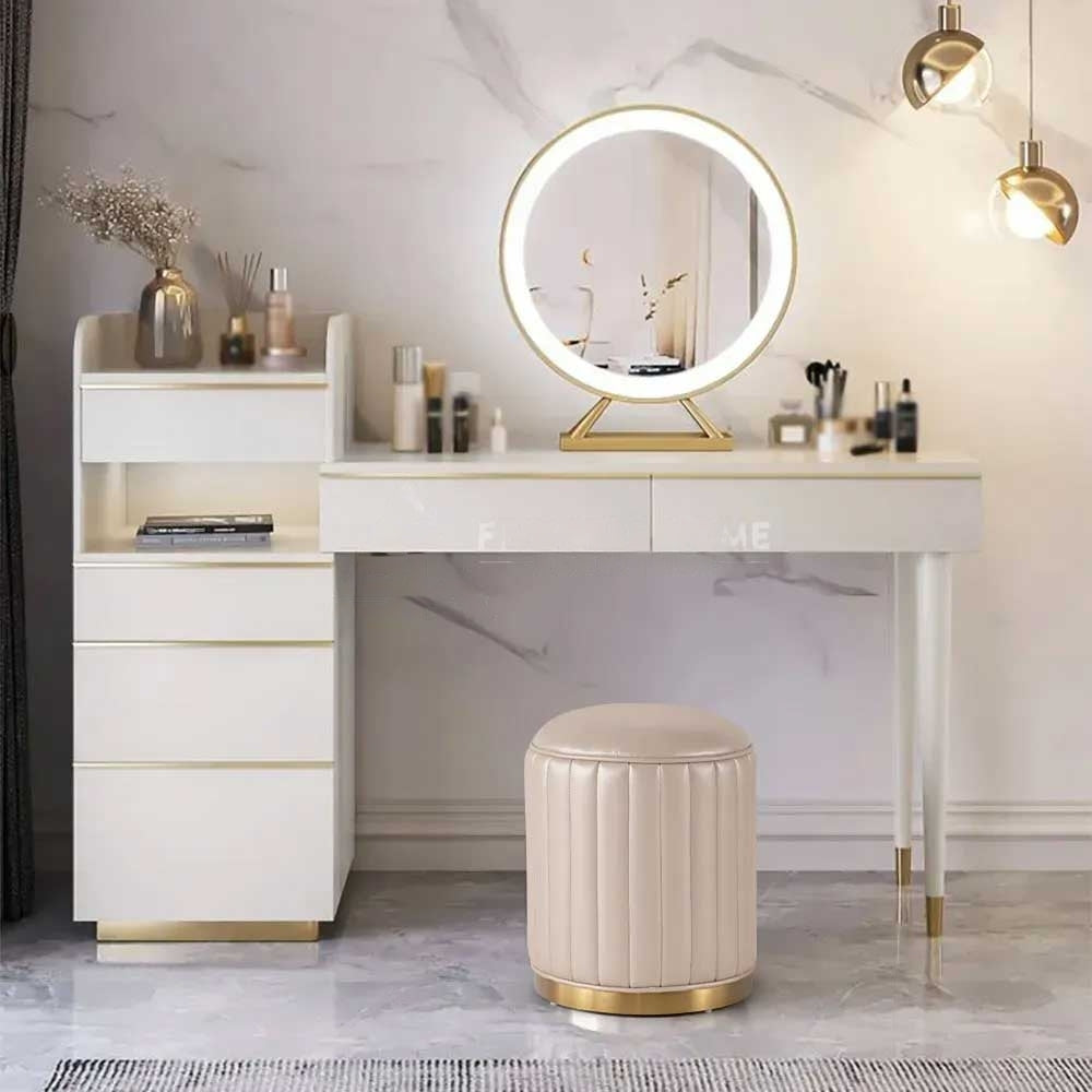 Modern Black Makeup Dressing Table-GCC Home Center