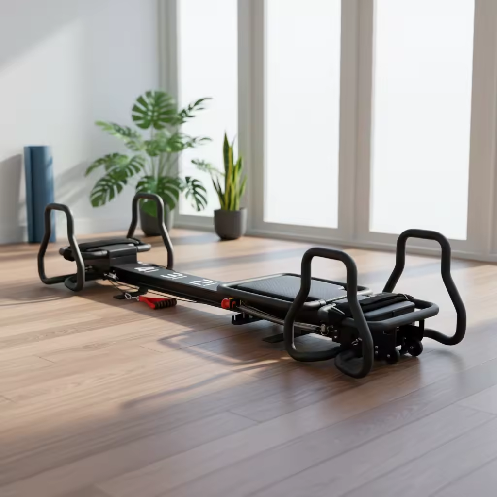 Mini Supermodel Adjustable Pilates Reformer Machine for Fitness Clubs Studio Use & Home Training