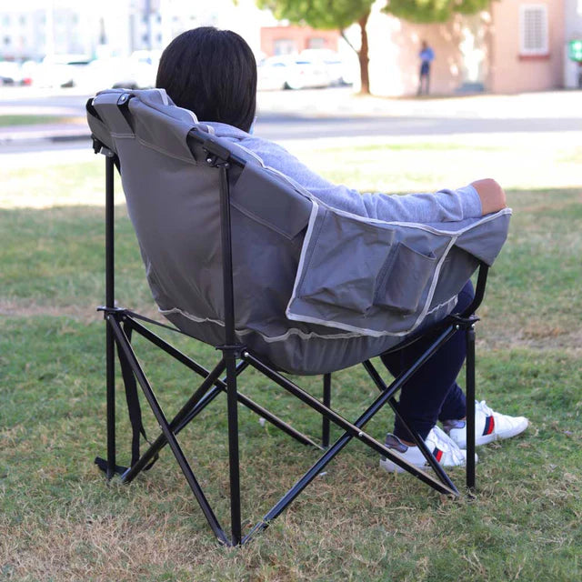 Padded Folding Club Camping Chair