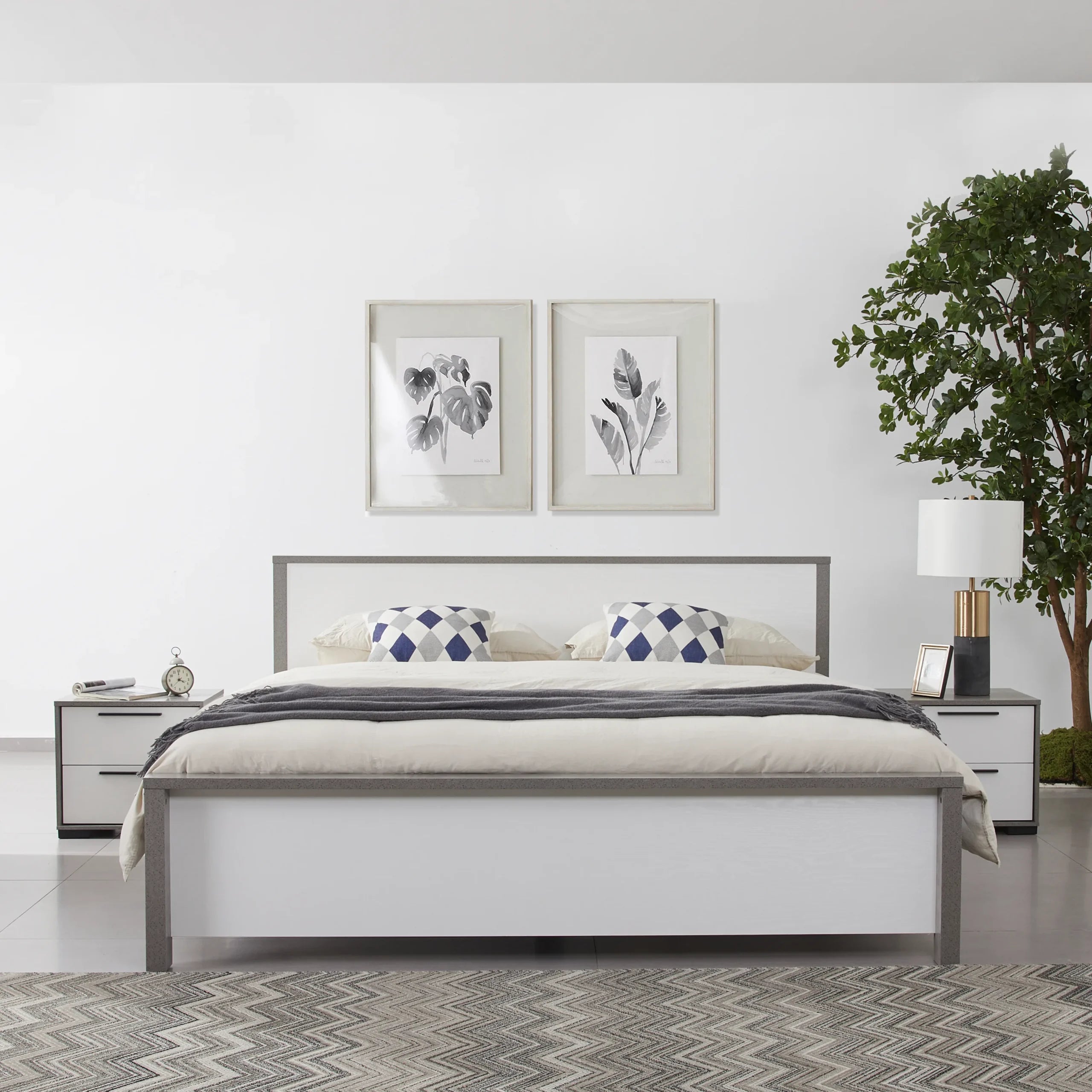 Grayer King Bed