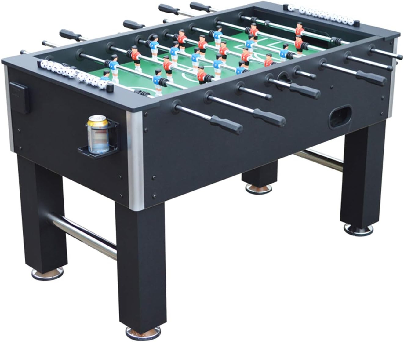 Foosball Table Game – Standard Size Fun, Multi Person Table Soccer Adults, Families
