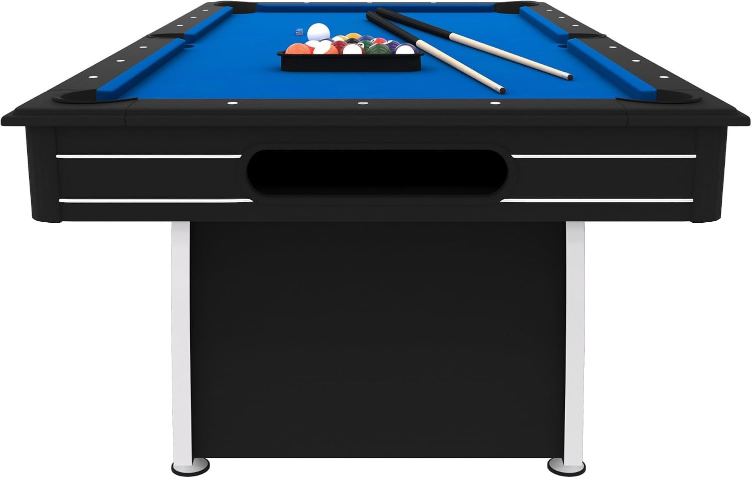 Home I Pool Table – 8ft | Black Finish | Ball Return System