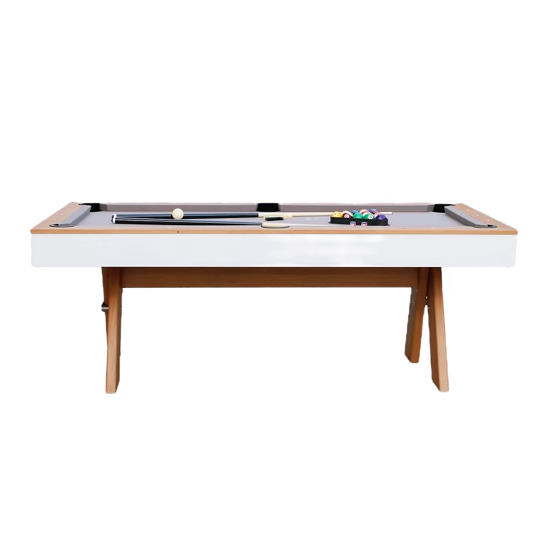 3-in-1 Convertible Billiard Pool Table with Table Tennis & Dining Top – TE-186 Multi-Game Pool Table with Accessories