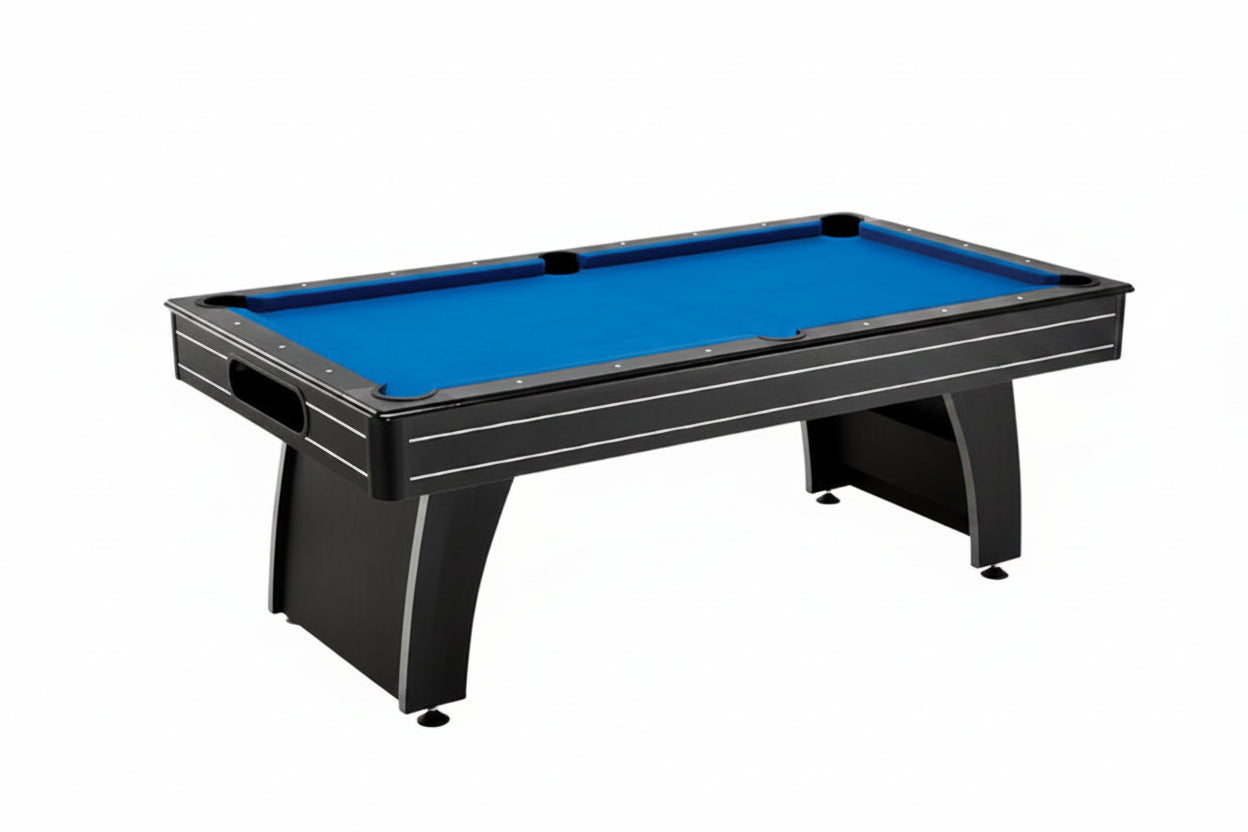 Home I Pool Table – 8ft | Black Finish | Ball Return System